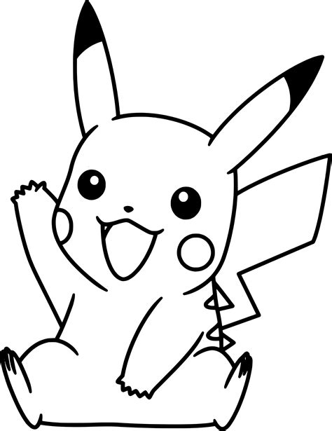 pikachu coloring|Coloriages Pikachu à Imprimer et à Colorier 